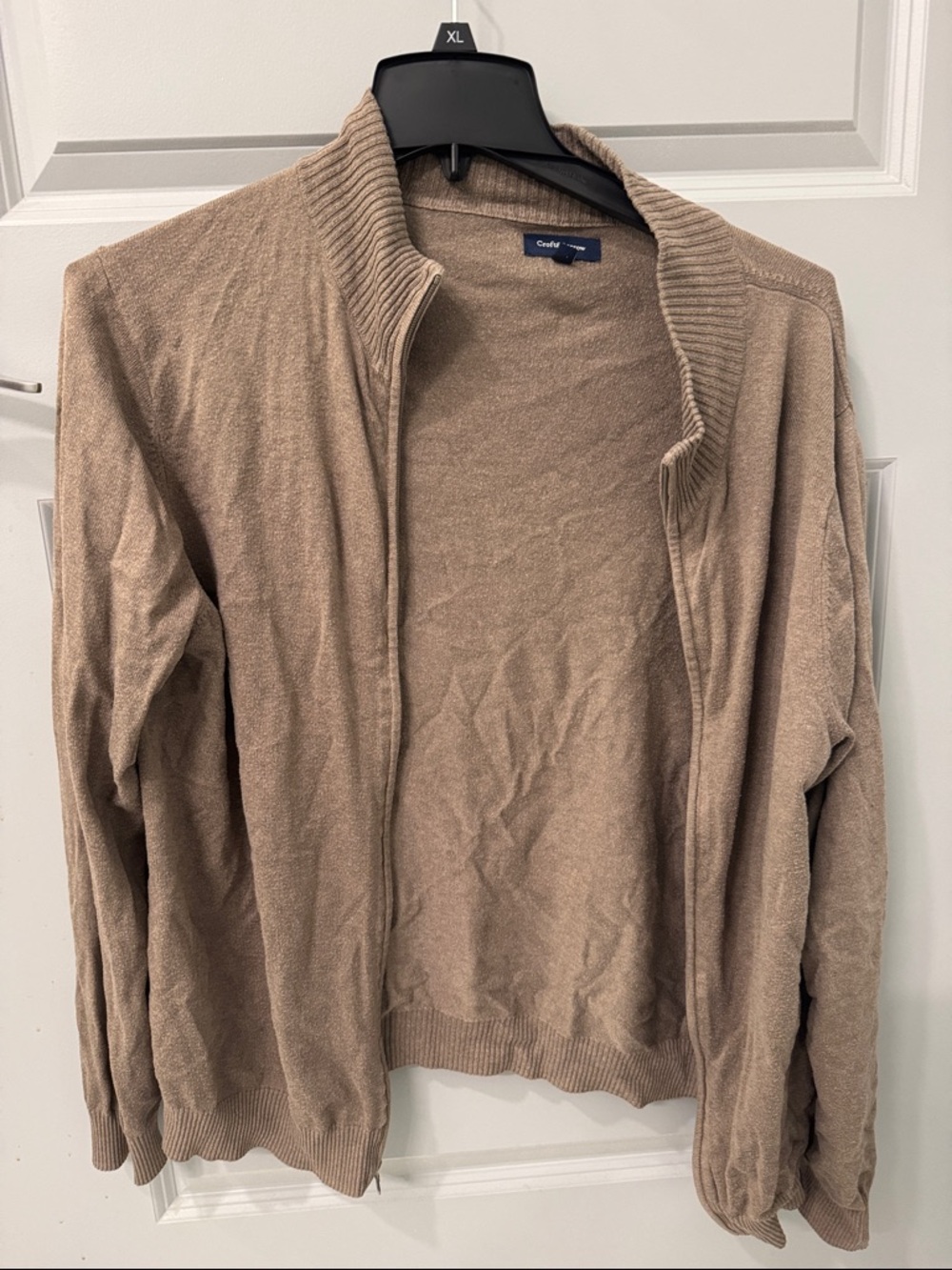 Croft & Barrow Men’s Large L Brown Cardigan Sweater
